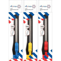 Нож канцелярский Attomex  9 мм