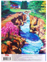 Тетрадь А4  80л кл. скоба Проф-Пресс "Живописный пейзаж-1" белизна 92%