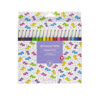 Фломастеры  18цв "BV. Happycolor"