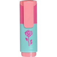 Набор текстовыделителей deVENTE Flowers 4 цв., 1-5мм, мини, аромат.пастель