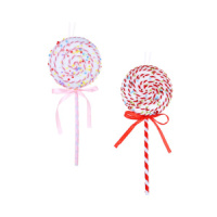 Подвесное украшение 20 см "Конфета" с декором, пластик