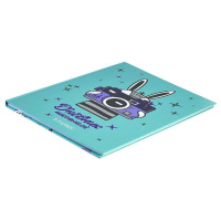 Дневник старш кл. обл. 7БЦ "Заяц фотограф" глянц.лам., тисн.фольгой, 48л.