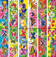 Закладка магнитная "Бабочки"