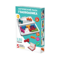 Игра настольная "Логический пазл. Крестики-нолики" 5+