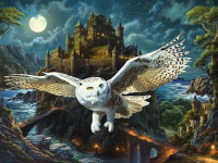 Пазл 3D  100 дет.  31*23см "Полет совы"