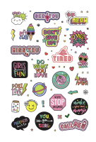 Альбом наклеек А5, 20 стр, "Pink Power Stickers. Белая" Альбом наклеек А5, 20 стр, "Pink Power Stickers. Белая"