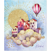 Тетрадь А5 48л кл. Полином "Акварельные сюжеты"