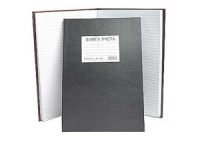 Книга учета лин. (203*288мм) 144л., обл.твердая, на скобе