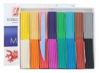 Пластилин 16цв 320гр. Классика, со стеком,  карт.упак.