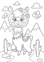 Раскраска "Маленькая раскраска. Милые зверята" А5 16стр.