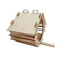 Конструктор из дерева "Птичкина кормушка" 150*160*120 мм.