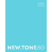 Тетрадь А5  80л кл. Hatber "NEWtone PASTEL Незабудка" глянц.лам.