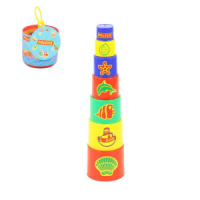 Игрушка пластиковая Пирамидка 33см 7эл.