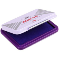 Подушка штемпельная HORSE №4 (48*70мм) метал. фиол.