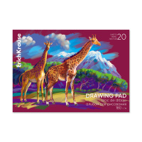 Альбом А4 20л клеевой кор. Safari