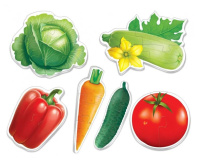 Пазлы МАКСИ 6 картинок "Овощи"