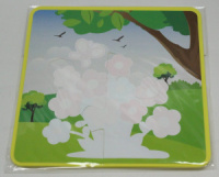 Водораскраска-пазл "Цветы"