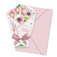 Открытка А5 фигурная  "Любимой мамочке"