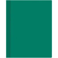 Папка c пружин. скоросш. пластик. 0,50мм, зелёная