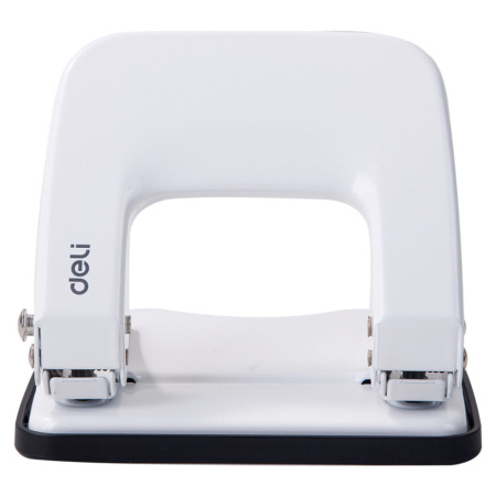 Дырокол Deli  20 лист., металл, ассорти