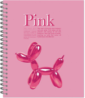 Тетрадь А5  96л кл. гребень Полином "Barbie pink style" выб.УФ-лак, 4диз.в пайке, белизна 100%