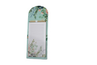 Блок д\записи на магните (100*270мм) ассорти, 40л., с карандашом