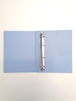 Папка на кольцах (без блока) А5 ДПС, светло-голубая ПВХ