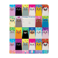 Тетрадь А5 12л лин. "Котомания"