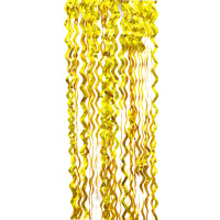 Дождик 150мм*1м, ПВХ, 4 цвета, матовый, волнистый