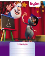 Тетрадь А5 12л лин.узкая Hatber "Буба", белизна 100%