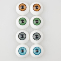 Набор "Глазки" акриловые, круглые, 12 мм