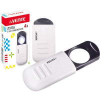 Лупа-слайдер увеличение 4-кратное, с подсветкой