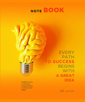 Тетрадь А5 48л кл. ПЗБМ "Не жёлтая пресса" выб.твин УФ лак, конгрев, микс, белизна 100%