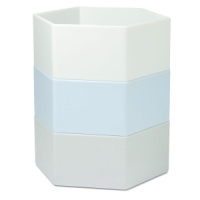 Подставка наст. "Еsthetic" 10*7см , пластиковая, шестигранник