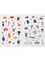 Альбом наклеек А6 8 стр., "Хюгге и кошечки"