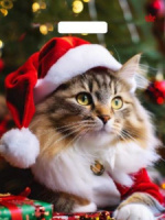 Пакет 40*31см (60мк) с вырубной укрепл. ручкой "Новогодний Мур" ПВД