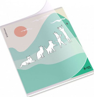 Тетрадь А5 48л кл. Erich Krause  "Cat Day ", пластик, MIX-PACK