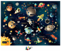 Игра с фишками 600*450 мм  "Космическое приключение" в пакете  5+