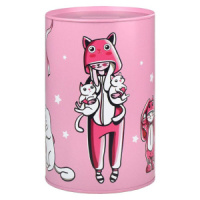 Копилка металлическая "Зайка в кугуруми" 15,7*10*10см