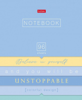 Тетрадь А5  96л кл. Hatber "Будь собой!" мат.лам., белизна 100%*