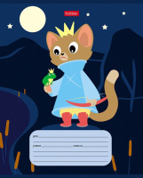 Тетрадь А5 12л кл. Hatber "КотоСказки" 5диз.в блоке, белизна 98%