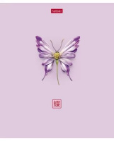 Тетрадь А5  96л кл. Hatber "Летняя фантазия" софт-тач