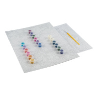 Картина по номерам на картоне 30*40см "Лето в Майами"