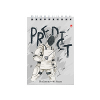 Блокнот А6  40л гребень "На спорте" клетка