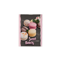 Блокнот А7  40л скоба "Донат рулит!" клетка, ассорти