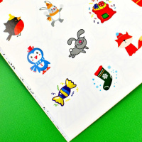 Раскраска "Раскраски с наклейками. С Новым Годом" А4 16стр.