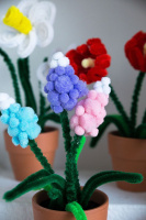 Помпоны 20мм 30шт "Рождественское ассорти"