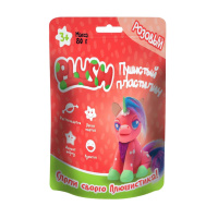 Пластилин пушистый 80гр, "PLUSH", ассорти