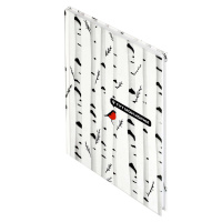 Ежедневник недат. А5  64л. 7БЦ "Diary. Береза" мат.лам., выб.УФ-лак