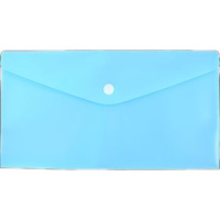 Конверт на кнопке  260*140мм  Pastel" 0,18мм, 5цв.